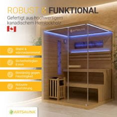 Homestar Sauna kabina Vantaa 150x140 cm naravna