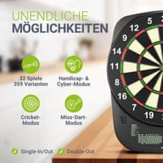 Homestar Elektronski pikado LCD zaslon 32 iger USB-C 18 puščic