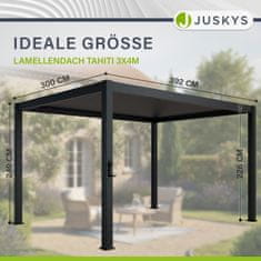 Homestar Pergola Tahiti 3x4 m antracit