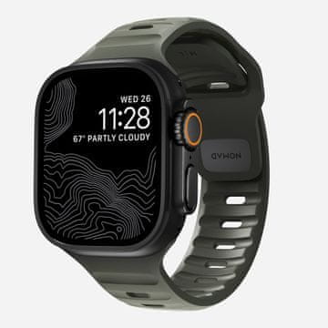 Nomad Nomad Sport Band pašček za uro, zelen, gumijast