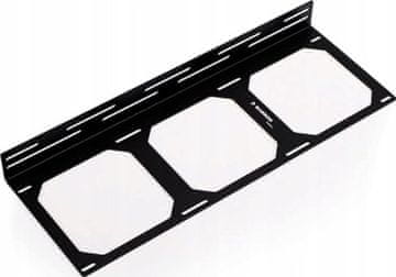 360 Barrow 360 mm Nosilec za radiator - črna