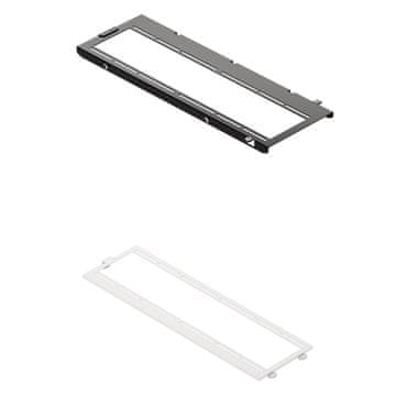 H&S HAVN HS 420 Nosilci za ventilatorje za 360mm radiator, bela/črna