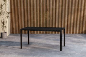 Venture Design Jedilna miza Giardini 150x85x72 cm Črna