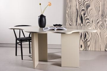 Venture Design Jedilna miza Flower 190x123x76 cm Bež