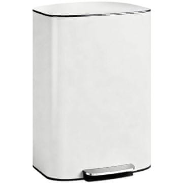 Homestar Koš za smeti 50 L 45,1x36,5x62,6 cm bel