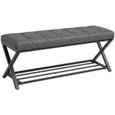 Homestar Klop za čevlje 112x37x47 cm temno siva