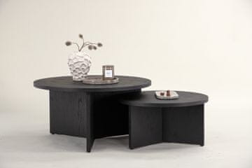 Venture Design Komplet mizic Saltö 85x42,5 cm črna