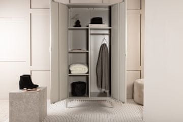 Venture Design Knjigarna Bakal 45x183x85 cm Bež