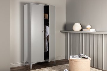 Venture Design Omara Piring 45x183x85 cm Svetlo siva