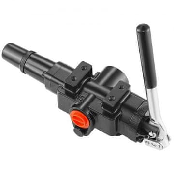 VEVOR Hidravlični ventil cepilnika drv 1 tuljava 300x235x102 mm črn