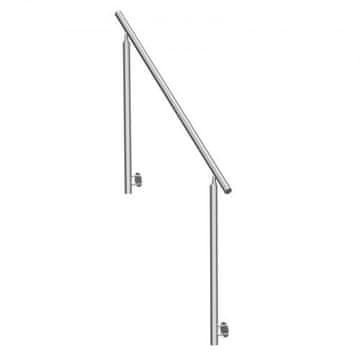 VEVOR Ograja 150x8.7x100 cm srebrna