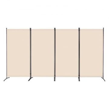 VEVOR Prostorilni razdelilnik 4 plošče 3464x1840x520 mm bež