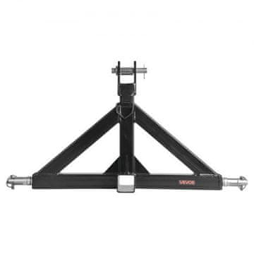 VEVOR Priključek za vlečno kljuko S-03 66x16.5x44.5 cm Črn