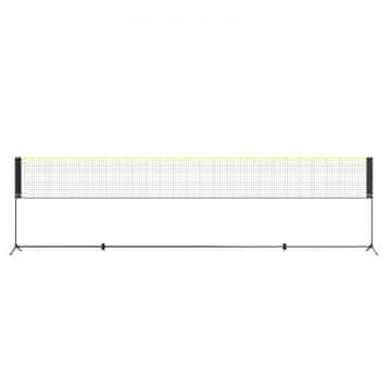 VEVOR Komplet za badminton mrežo 20x5x3 ft prenosljiv, nastavljiv za uporabo na prostem
