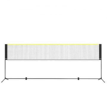 VEVOR Športna mreža 14 ft nastavljiva višina, zložljiva, komplet mreže 4200x1550x1030 mm, prenosna