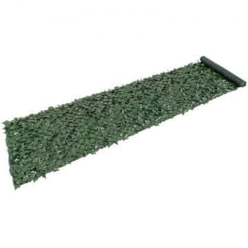 VEVOR Zasebna ograja umetni bršljan zeleni zidni zaslon 100x500 cm zelena