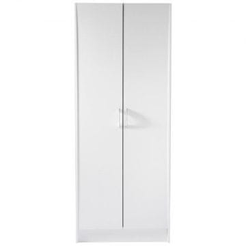 VEVOR Shramba omara 12x24x152.9 cm bela