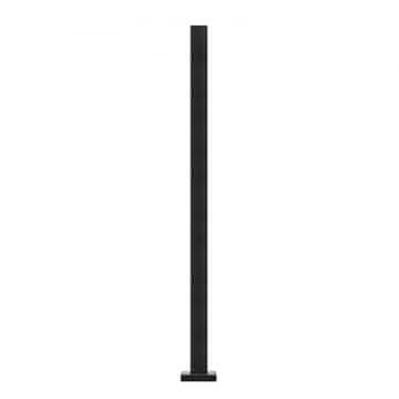 VEVOR Stebriček za steklo BLLGZ01 1050x105x105 mm črn