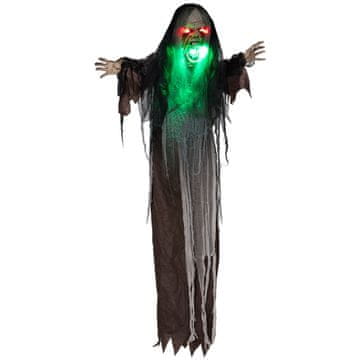 Homestar Halloween dekoracija animirani zeleni pošast 70x18x183 cm črno-bela