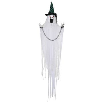 Homestar Halloween dekoracija animirani duh 88x16x204 cm zelena
