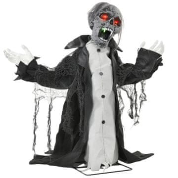 Homestar Halloween dekoracija okostnjak zombi 102x32x75 cm siva