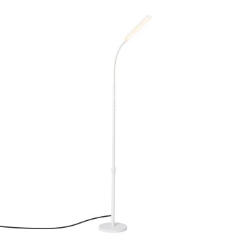 Songmics Stojalna svetilka nastavljive višine 141-175 cm bela