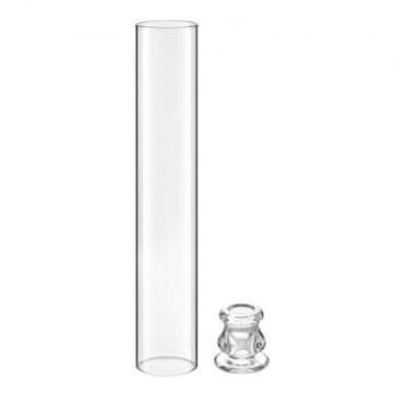VEVOR Set za svečnike 36 kosov 6.5x35 cm prozoren
