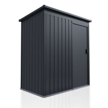 Homestar Vrtna uta S s poševno streho 164x88x182 cm siva