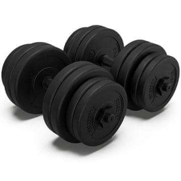 Homestar Set uteži 30 kg, črne barve