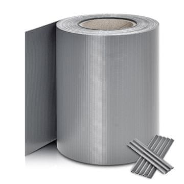 Homestar Trak za zasebnost ograje 35x0.19 m siva PVC