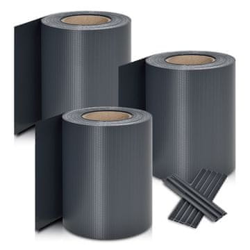 Homestar Komplet trakovi za zasebno ograjo 35x0.19 m antracit