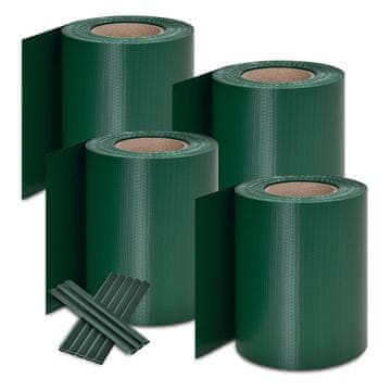 Homestar Komplet trakovi za zasebno ograjo 35x0.19 m antracit PVC