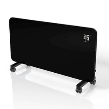 Homestar Stekleni grelnik 82x24x42 cm črne barve