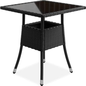 Homestar Vrtna miza Yoro 60x60x73 cm črna