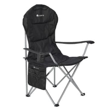 Homestar Kamp stol Lido 62x62x102 cm Črn