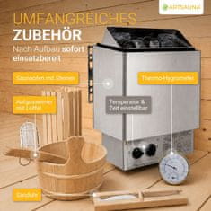 Homestar Barrel savna Spitzbergen 120 cm, za 2 osebi, grelec 3.6 kW
