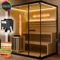 Homestar Sauna kabina Vantaa 175x140 cm črna