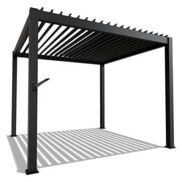 Homestar Pergola Tahiti 3x3x2.4 m siva