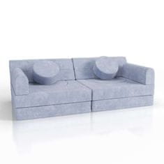 Homestar Otroški igralni kavč Kayo 150x75x50 cm modre barve