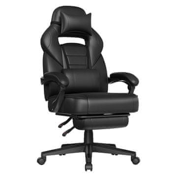 Songmics Gaming stol črno rdeč, nosilnost 150 kg