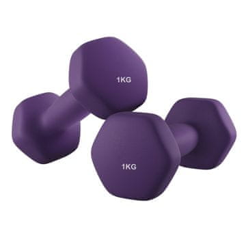 Songmics Set uteži 2 kosa 13.5x6.5 cm vijolične barve