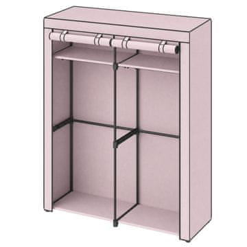 Songmics Omara 140x43x174 cm Vijolična