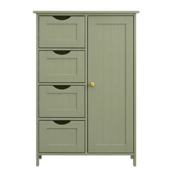 Songmics Kopalniška omarica 30x55x82 cm zelena