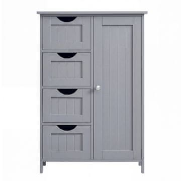 Songmics Kopalniška omarica 30x55x82 cm Siva
