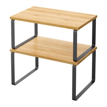 Songmics Komplet začimbnikov 2 kosa 19.5x29.7x15.8 cm črna