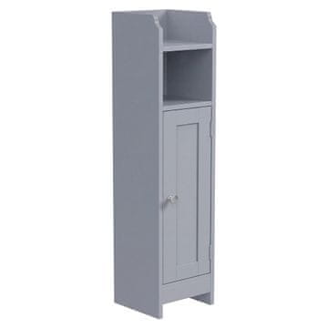 Songmics Kopalniška omarica 20x18x80 cm siva