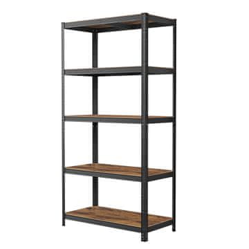 Songmics Komplet močnih polic 2 kosa 40x90x180 cm rjave barve