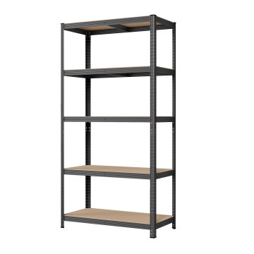 Songmics Komplet močnih polic 2 kosa 40x90x180 cm srebrna
