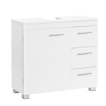 Songmics Kopalniška omarica 30x70x64 cm Bela