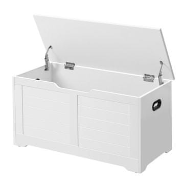 Songmics Klop za čevlje 40x100x46 cm, bela
